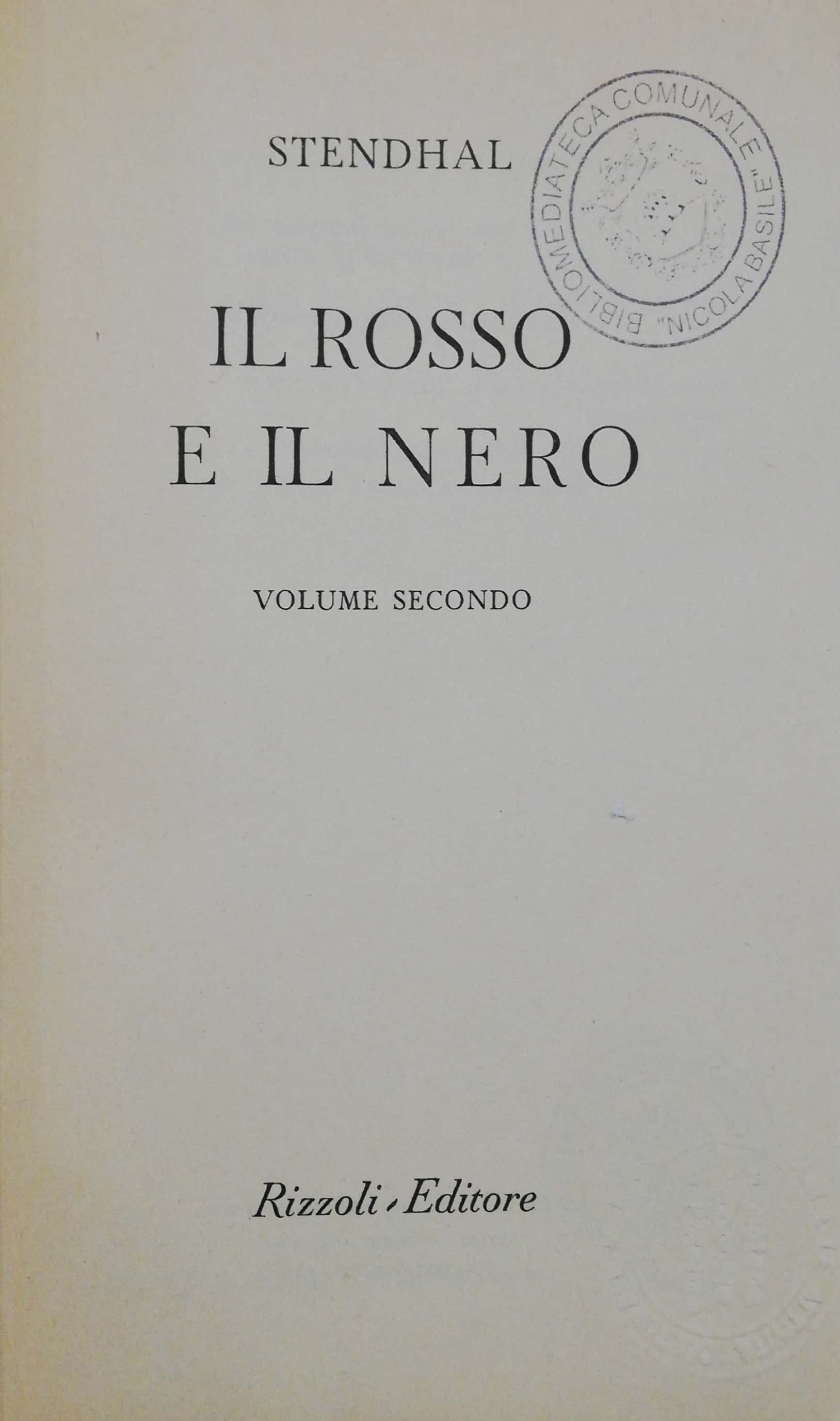 IL ROSSO E IL NERO VOL. II